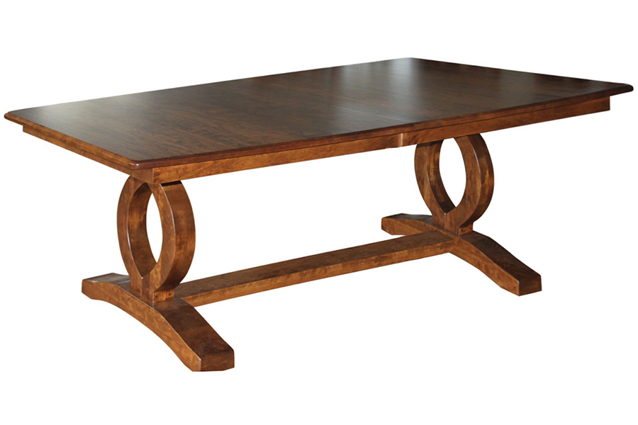 master double pedestal dining table